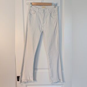 MOTHER The Insider Crop Step Fray Fairest of Them All Size 25